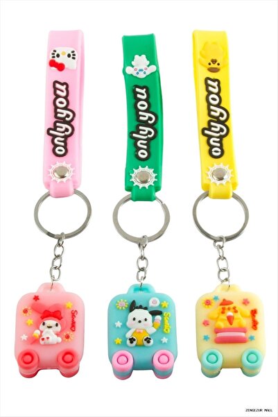 ZERO LAND Zngzrmll Suitcase Silicone (13536) Keychain Ebruli
