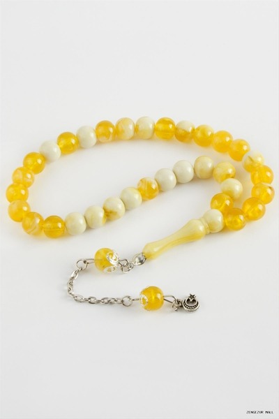 ZERO LAND Zngzrmll Colorful Plastic Prayer Beads 9 (14044) mm Yellow-1