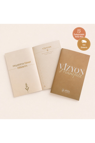 Vizyon & Manifest Defteri – 114 Sayfa Hedef, Niyet ve Manifest Defteri