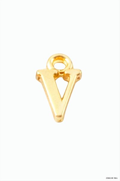 ZERO LAND Zngzrmll Yellow Color Tassel Tip (24118) Letter V