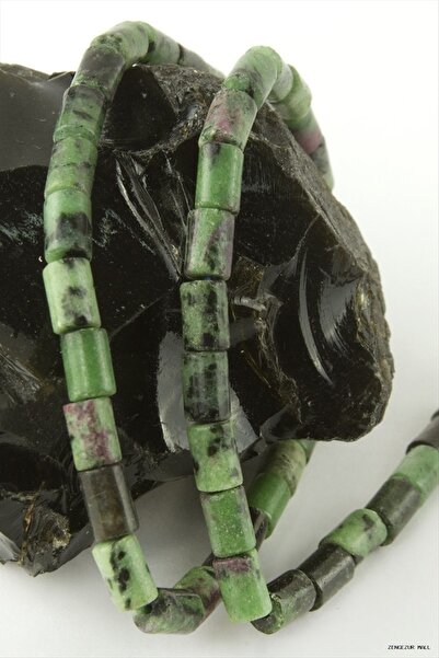 ZERO LAND Zngzrmll 6X8 mm Pipe Anyolite (23741) Stone Green