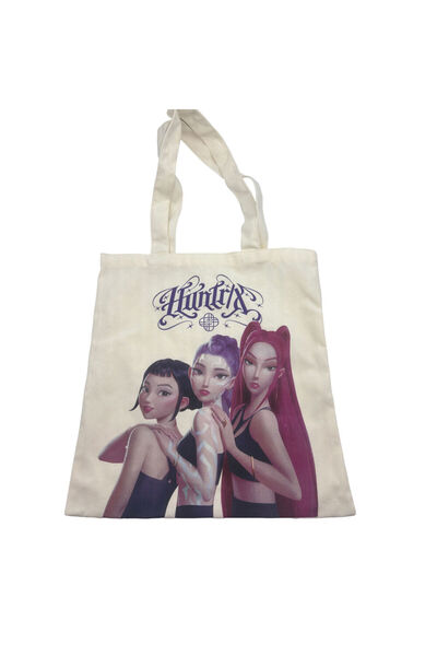 Netflix KPop Demon Hunters Huntrix shopping bag
