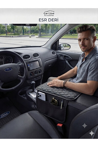 ESR Ford focus tüm modeller uyumlu kaliteli vip suni deri 2 cepli kolçak koru...