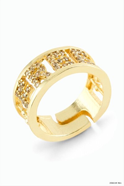 ZERO LAND Zngzrmll Forever Written Stone (23150) Ring Yellow