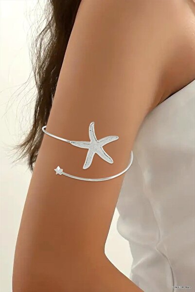 ZERO LAND Zngzrmll Deniz Yıldızı Üst Kol Pazu Bracelet (22433) Silver Color
