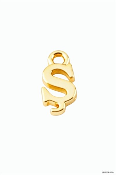 ZERO LAND Zngzrmll Yellow Colored Tassel Tip (24124) Letter S