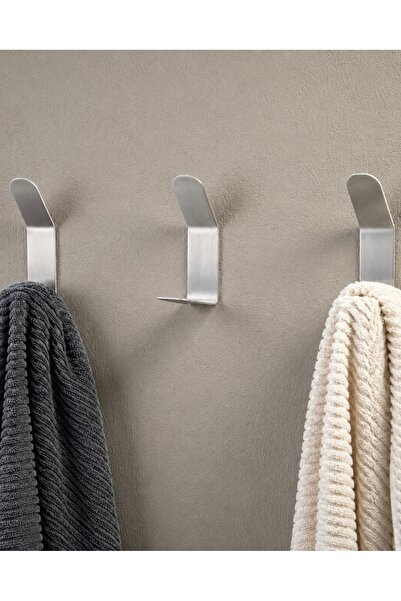 essuchouse Paslanmaz Banyo ve Giriş Askılığı 3'lü Set