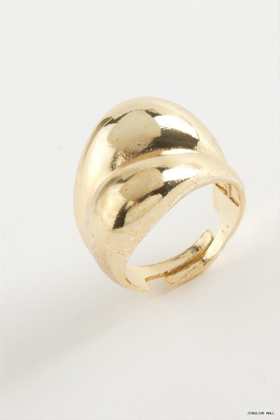 ZERO LAND Zngzrmll Oval Metal (31612) Ring Yellow