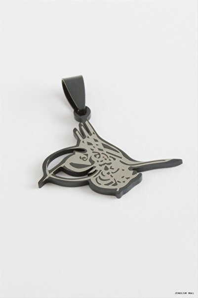 ZERO LAND Zngzrmll Tuğra Çelik Pendant 2.5 (32534) cm Black