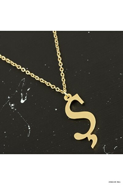 ZERO LAND Zngzrmll Solid Brass Letter Pendant (33933) Necklace Ş