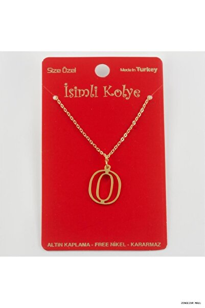 ZERO LAND Zngzrmll Solid Brass (34031) Letter Pendant