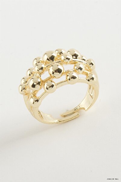ZERO LAND Zngzrmll Round Metal (31704) Ring Yellow