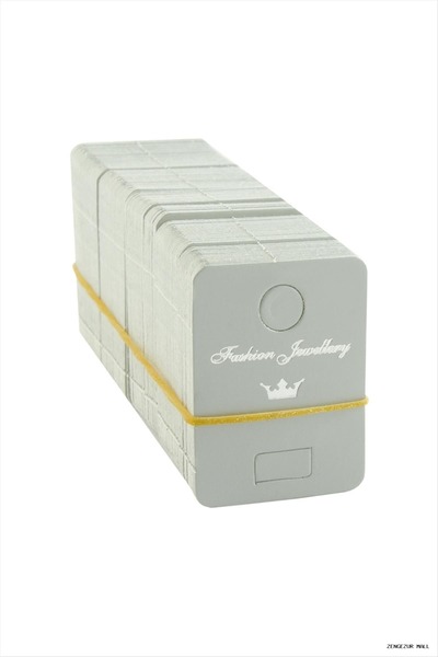 ZERO LAND Zngzrmll Square Gray Color Bracelet Cards (25305) 200Pcs