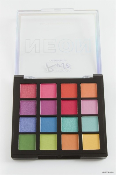 ZERO LAND Zngzrmll Rose Neon 16-Piece Eyeshadow Set (30225) Ebruli