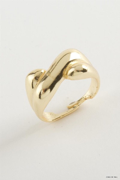 ZERO LAND Zngzrmll Oval Metal (31624) Ring Yellow