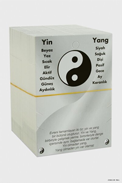 ZERO LAND Zngzrmll 2-Li Yin Yang Bracelet (33203) Card White