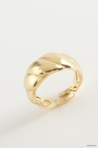 ZERO LAND Zngzrmll Twisted Metal (31608) Ring Yellow