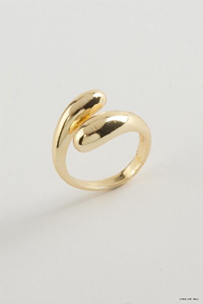 ZERO LAND Zngzrmll Oval Metal (31603) Ring Yellow