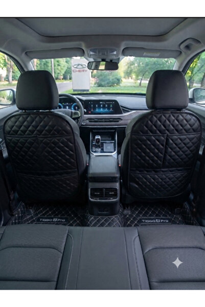 ESR Cherry tiggo modeller için tam uyumlu özel yapım 2 geniş cepli kaliteli v...