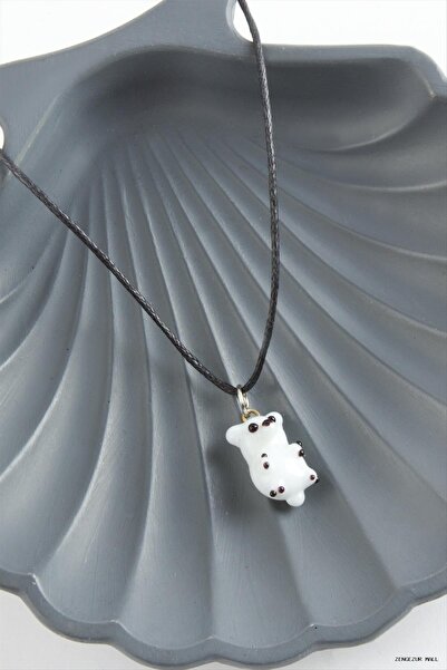 ZERO LAND Zngzrmll Polar Bear Glass (33140) Pendant White