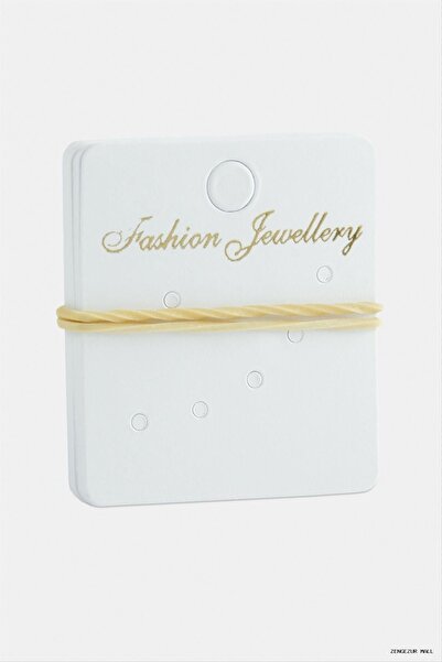 ZERO LAND Zngzrmll 6 Hole Earring Cards 200 (32439) Pcs White