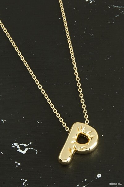 ZERO LAND Zngzrmll P Letter Balloon (40318) Pendant Yellow