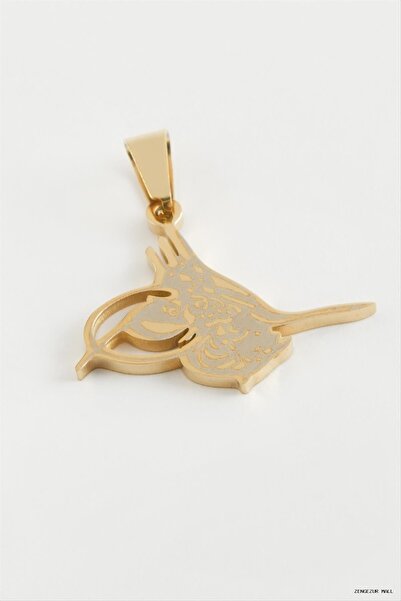 ZERO LAND Zngzrmll Tuğra Çelik Pendant 3 (32536) cm Yellow