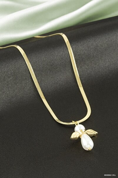 ZERO LAND Zngzrmll at Pearl Luxury Steel (53241) Necklace Yellow