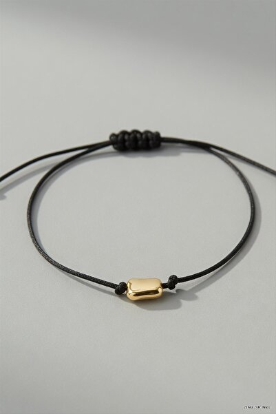 ZERO LAND Zngzrmll Square Macrame Rope (24050) Bracelet Black