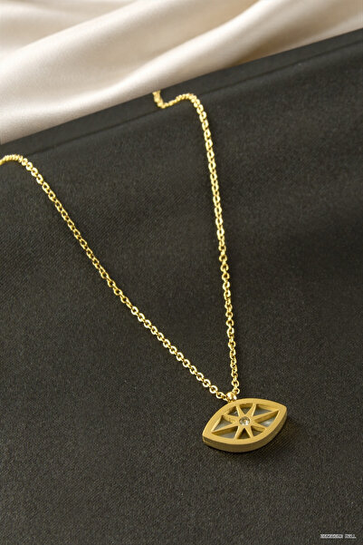 ZERO LAND Zngzrmll Star Steel (53707) Necklace Yellow