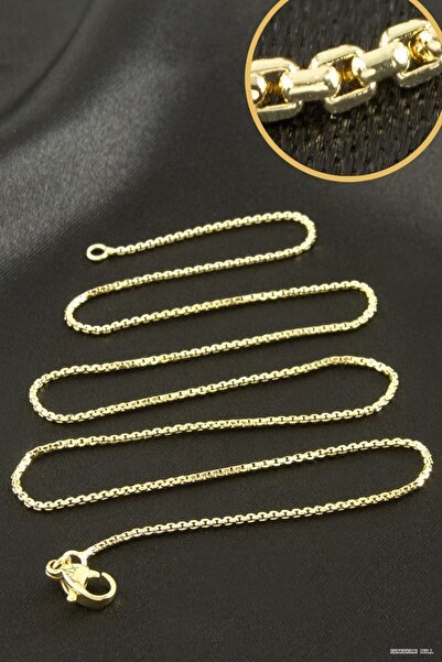 ZERO LAND Zngzrmll Xuping Square Steel Necklace Chain 45 (53230) cm Yellow