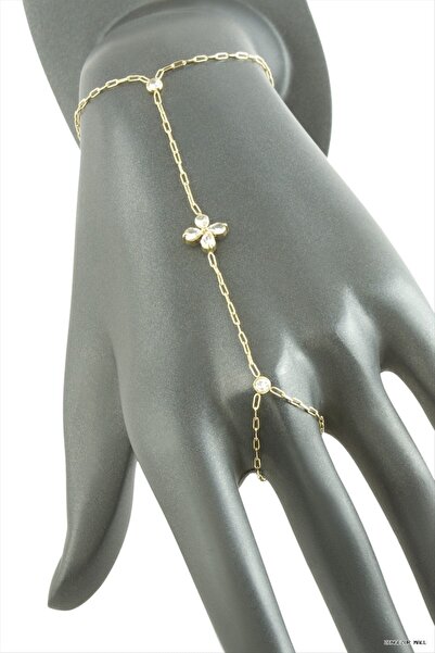 ZERO LAND Zngzrmll Flower Zircon Stone Luxury Steel (53218) Shahmeran Yellow