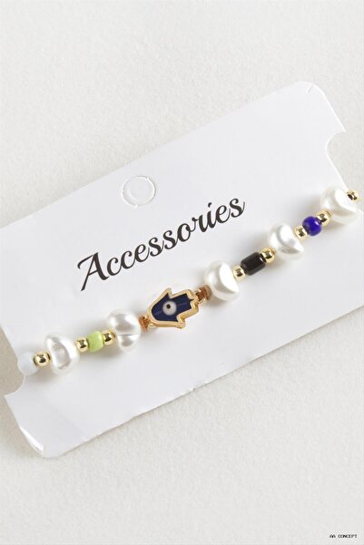 ZERO LAND Aconcept Ftm Ana Eli Beaded Pearl Macrame Rope (54011) Bracelet Ebruli