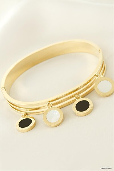ZERO LAND Zngzrmll Luxury Steel Handcuffs (132735) Bracelet Yellow