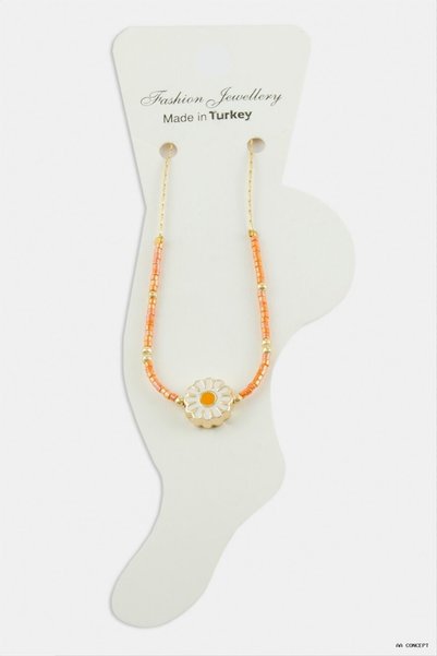 ZERO LAND CONCEPTA Nazar Miyoki Beaded Anklet (170716)