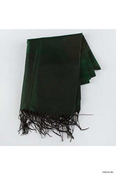 ZERO LAND Zngzrmll Lct (63528) Shawl Green-1