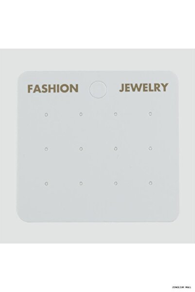 ZERO LAND Zngzrmll 12-Piece Luxury Earrings (63501) Card White
