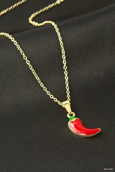 ZERO LAND Ilkestor Pepper Tip Enamel (64558) Necklace Yellow