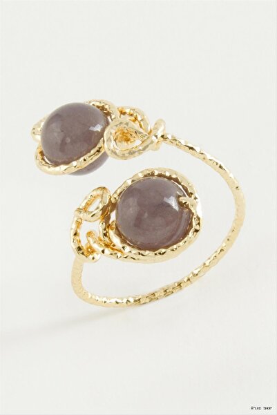ZERO LAND Ilkestor Ceyt Natural Stone (61214) Ring Yellow
