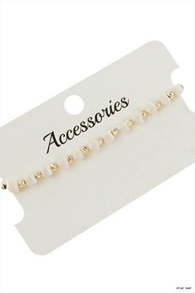 ZERO LAND Ilkestor Cube Crystal (60148) Bracelet Cream