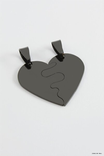 ZERO LAND Zngzrmll Heart Name Engravable Double Steel Pendant 2.8 (61543) cm ...