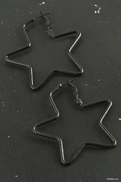 ZERO LAND Zngzrmll Star Tr Earrings 5.5 (61623) cm Black