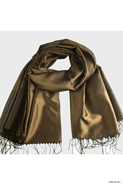 ZERO LAND Zngzrmll Lct (63506) Shawl Brown-1