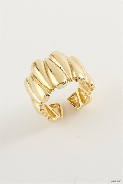 ZERO LAND Ilkestor Oval Metal (65616) Ring Yellow