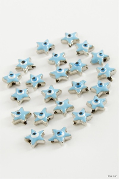 ZERO LAND Ilkestor Star Enamel Bracelet and Pendant Horse 1 Piece (71234) Blue