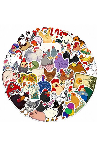 Flippy Set 50 Stickere Decorative, Flippy, Modele Gainuse Cartoon Colorate, I...