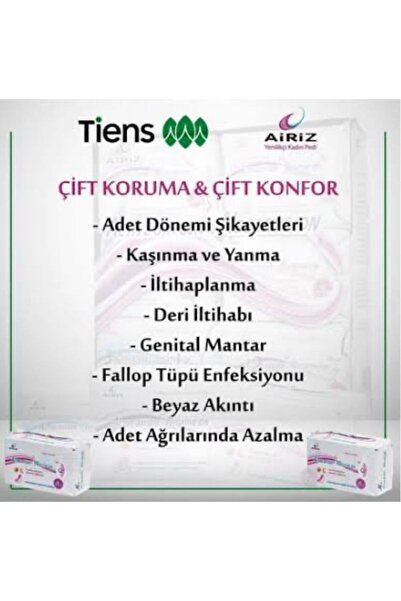 melik's Airiz Hijyenik Kadın Pedi 9 Adet 10'lu Gündüz Pedi