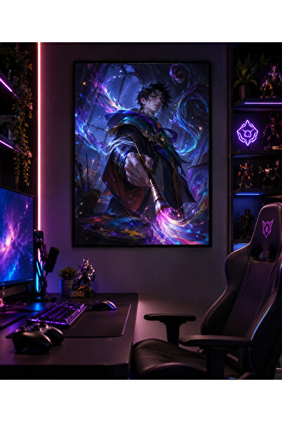 Miutic Print Studio Tablou Gaming League of Legends – Hwei, Artistul Magic al...