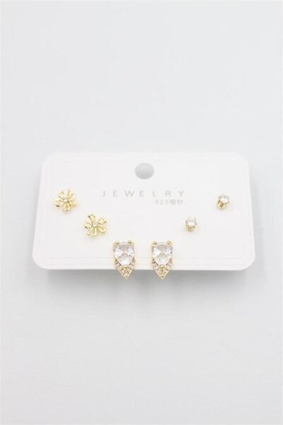 Ethab Ticaret Glb-stl41414 multi-set earrings - gold