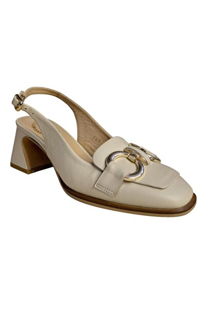 NISH N2633 Women's Genuine Leather Blunt Toe Heeled Classic Shoes